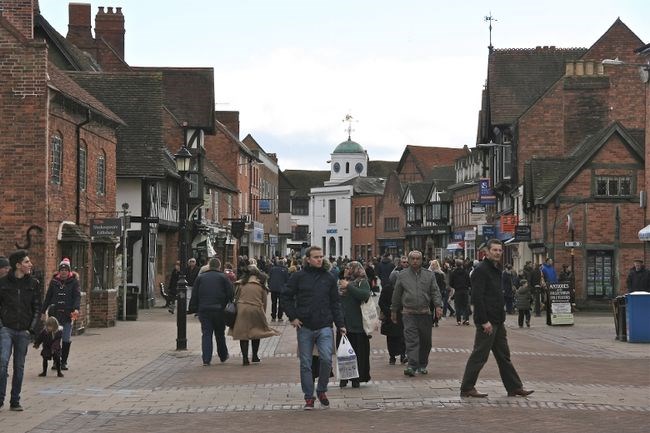 Thị trấn Stratford-Upon-Avon, quê hương của đại thi hào người Anh William Shakespeare. (Nguồn: The Canadian Press)