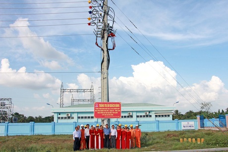 Công trình trạm biến áp 110kV Phước Hòa (xã Hòa Phú- Long Hồ) đã được đóng điện góp phần cấp điện cho Khu công nghiệp Hòa Phú và khu vực lân cận.