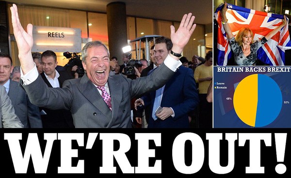 Người Anh gần như đã chọn ra khỏi ngôi nhà chung EU. Ảnh: DailyMail