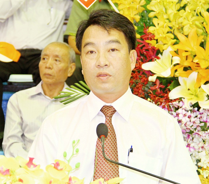 Ông Lữ Quang Ngời- Phó Chủ tịch UBND tỉnh Vĩnh Long phát biểu khai mạc.