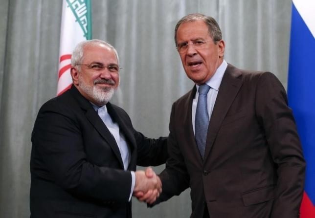 Ngoại trưởng Iran Mohammad Javad Zarif và Ngoại trưởng Sergei Lavrov. (Nguồn: Reuters)
