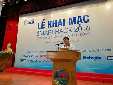 Cuộc thi lập trình ứng dụng di động dành cho sinh viên Smart Hack 2016 vừa chính thức được phát động hôm nay, ngày 29/6/2016, tại Đại học Công nghệ, Đại học Quốc gia Hà Nội.