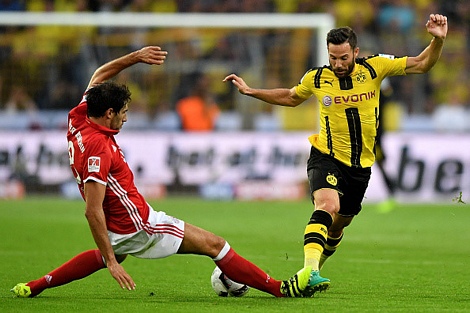 Sau bàn thua, Dortmund dâng cao đội hình tìm kiếm bàn gỡ tuy nhiên hàng thủ của Bayern vẫn đứng vững.