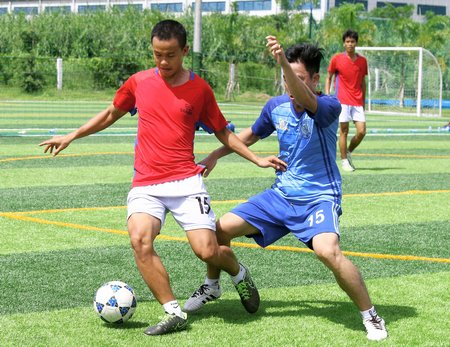 Trận chung kết, Công ty CPTM Bia Sài Gòn Sông Tiền (áo đỏ) thắng Công ty CP Bia Sài Gòn Vĩnh Long 5-0.