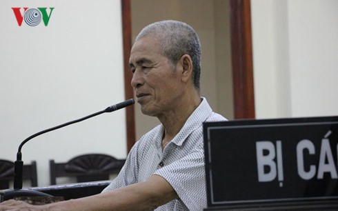 Bị cáo Uông Nhật Được tại phiên xét xử ngày 12/9.