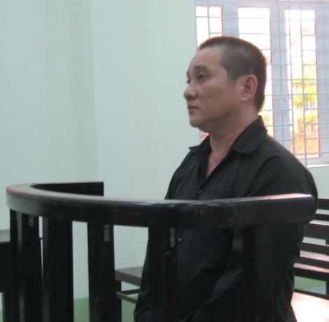 Bị cáo Võ Thanh Thuận tại phiên tòa sơ thẩm.