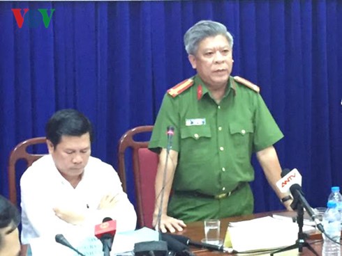 Đại tá Nguyễn Văn Thời, Giám đốc Công an tỉnh Bà Rịa – Vũng Tàu thông tin về vụ án