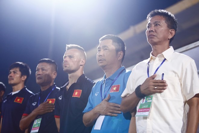 Huấn luyện viên Hoàng Anh Tuấn vẫn khát khao chinh phục đỉnh cao châu Á. (Ảnh: Minh Chiến/Vietnam+)