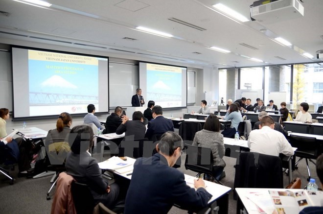 Quang cảnh buổi hội thảo tại đại học Waseda, Nhật Bản. (Ảnh: Hy Hữu/Tokyo)