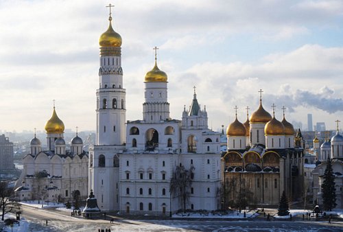 Nét đẹp cổ kính của Moscow trong giá lạnh mùa đông.