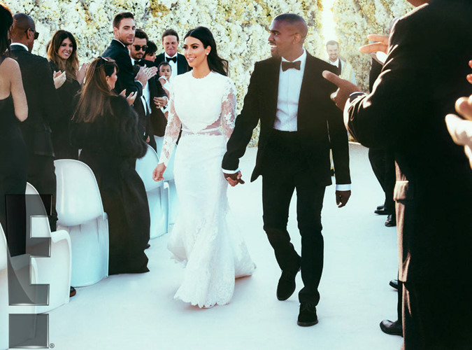 Người đẹp truyền hình thực tế Mỹ Kim Kardashian và rapper Kanye West đã có một lễ cưới xa hoa, lộng lẫy tại pháo đài Forte di Belvedere, Italy hồi tháng 5/2014. Theo thống kê của một số website, chi phí tổ chức đám cưới tốn khoảng 12 triệu USD. Chi phí dự đoán này bao gồm tiền váy cưới, thuê địa điểm, vé máy bay, khách sạn cho khách mời, hoa, tiệc tối, bánh cưới bảy tầng... Đáng chú ý nhất trong các khoản chi của cô dâu chú rể là 500.000 USD dành cho chiếc váy cưới Givenchy thiết kế riêng cho “Kim siêu vòng ba”.