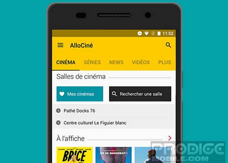 AlloCiné là một trong 20 ứng dụng được download nhiều nhất tại Pháp.