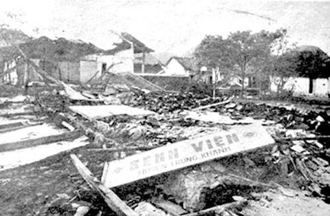 Bệnh viện huyện Trùng Khánh, Cao Bằng bị quân Trung Quốc tàn phá tháng 2-/979