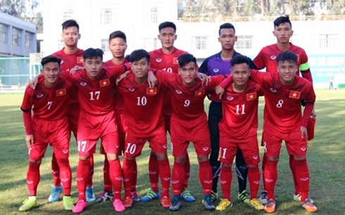 U18 Việt Nam thua 0-1 trước U19 Tứ Xuyên (Ảnh: VFF).