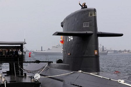 Bà Thái Anh Văn gọi việc khởi công dự án tàu ngầm nói trên là một 'thời khắc lịch sử.' (Nguồn: Reuters)