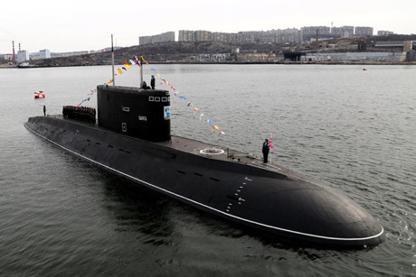 Tàu ngầm Project 877 thuộc Hạm đội phương Bắc của Hải quân Nga.