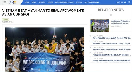 AFC gọi bàn thắng của Tuyết Dung là quan trọng nhất với nữ Việt Nam.