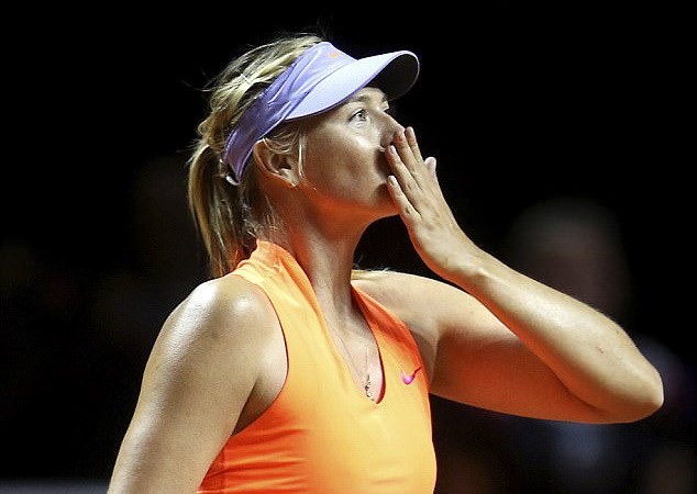 Sharapova thi đấu rất quyết tâm. (Nguồn: Getty Images)