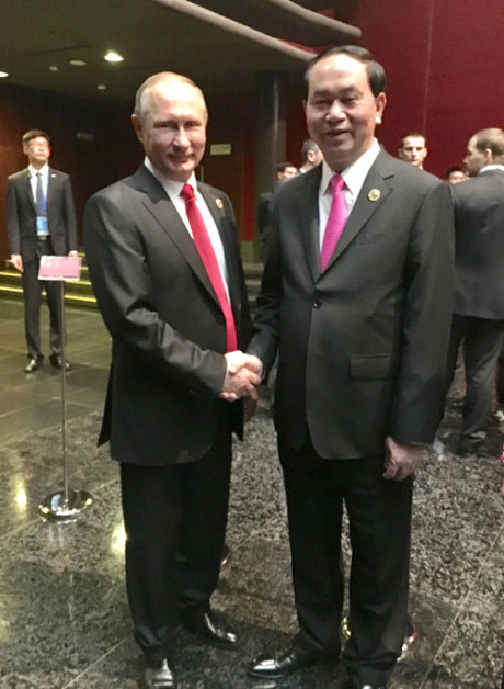 Chủ tịch nước Trần Đại Quang và Tổng thống Liên bang Nga V.Putin