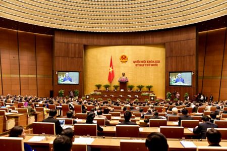 Kỳ họp thứ 3, Quốc hội khóa XIV chính thức khai mạc tại Hà Nội sáng nay (22/5). (Ảnh minh họa).