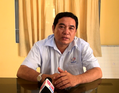 Ông Nguyễn Kim Sơn-Phó Chủ tịch UBND thị trấn Long Hồ