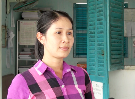 Bà Lê Thị Thu Chức- Chủ tịch UBND xã Phú Thịnh