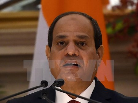Tổng thống Ai Cập Abdel-Fattah El-Sisi. (Nguồn: AFP/TTXVN)