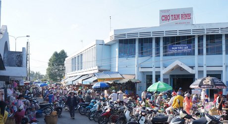Chợ Tam Bình có 2 điểm kinh doanh thực phẩm an toàn