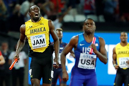 Bolt bất ngờ chấn thương trong lần chạy cuối cùng của sự nghiệp
