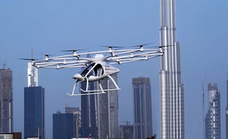 Dubai cho bay thử taxi không người lái