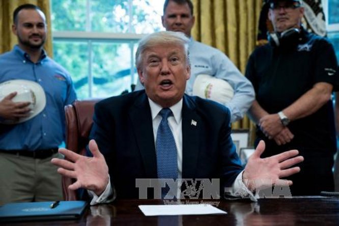 Tổng thống Mỹ Donald Trump. Ảnh: AFP/TTXVN