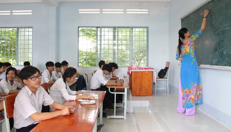 Trung tâm Giáo dục nghề nghiệp- Giáo dục thường xuyên huyện Mang Thít có 31 học viên trong năm học 2016- 2017.