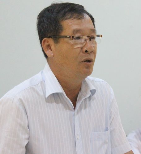 Bí thư Huyện ủy Trà Ôn Nguyễn Thanh Triều.