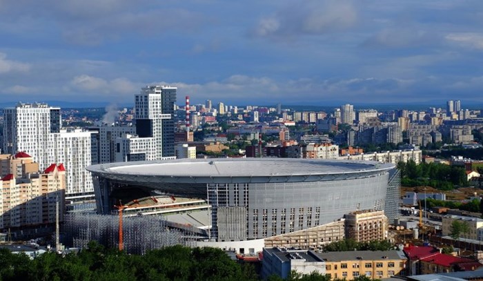4. Ekaterinburg Arena | Sức chứa: 45,000 người | Khởi công xây dựng vào năm 2017