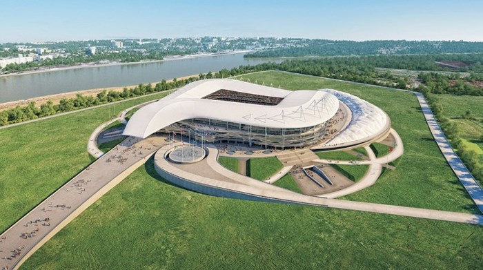 7. Rostov Arena | Sức chứa: 45,000 người | Khởi công xây dựng vào năm 2017