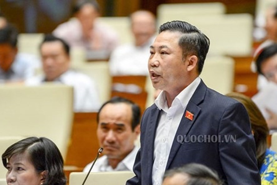 Đại biểu Quốc hội Lưu Bình Nhưỡng phát biểu tại phiên thảo luận chiều 26/5.