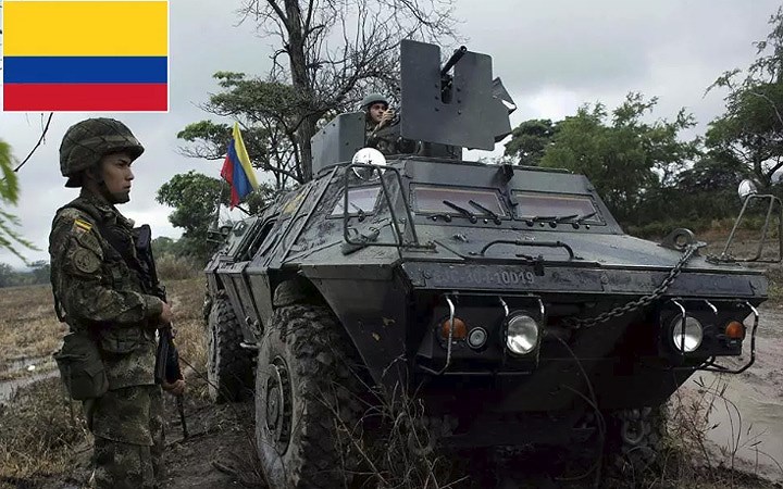 Thứ 40: Colombia – Ngân sách quốc phòng: 12,145 tỷ USD; Tổng số quân nhân: 511.550; Tổng số máy bay chiến đấu: 457; Xe tăng: 0; Xe chiến đấu thiết giáp: 1.345; Tàu hải quân: 234; Tàu khu trục: 0; Tàu ngầm: 11; Chỉ số sức mạnh: 0,7281.