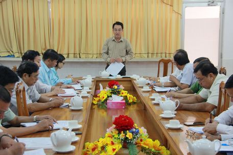 Phó Chủ tịch UBND tỉnh, Trưởng Ban tổ chức giải- Lữ Quang Ngời  yêu cầu các sở, ngành liên quan có sự phối hợp chặt chẽ để giải đấu thành công tốt đẹp.