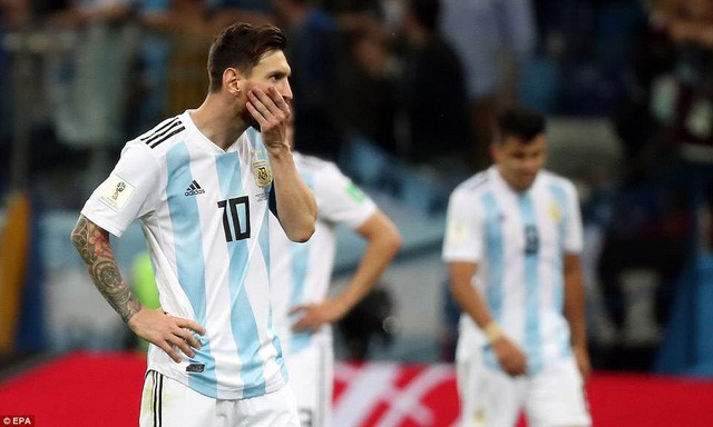 Messi đã không thể gánh vác nổi Argentina quá yếu tại World Cup 2018