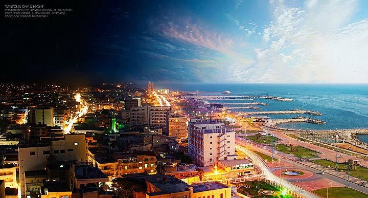 Thành phố cảng Tartus bên bờ Địa Trung Hải. Nơi đó có cơ sở hải quân của Nga.
