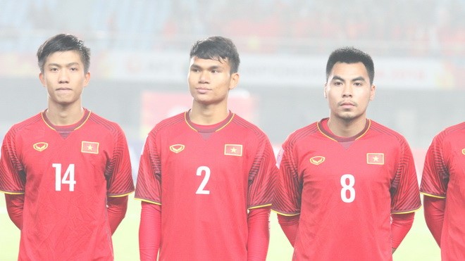 Hậu vệ U23 Việt Nam Xuân Mạnh (số 2)