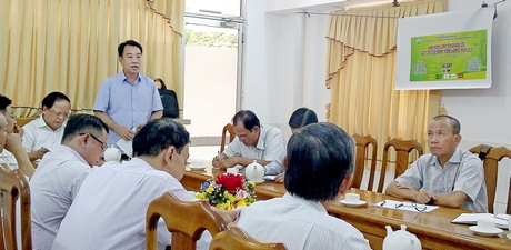 Ông Lữ Quang Ngời- Phó Chủ tịch UBND tỉnh Vĩnh Long đã có buổi họp với BTC về các công việc chuẩn bị cho giải diễn ra tại Nhà thi đấu TDTT tỉnh Vĩnh Long.