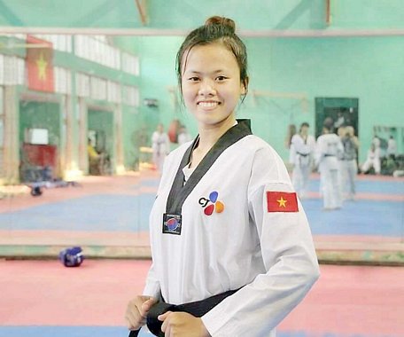 Võ sĩ Nguyễn Vũ Ngọc Lánh (Taekwondo Vĩnh Long).