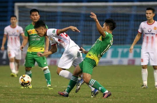 Nam Định sẽ đá trận play-off với Hà Nội B ở sân Vinh (ảnh: Anh Hải)