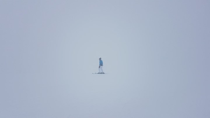 Sương mù ở Slovenia.