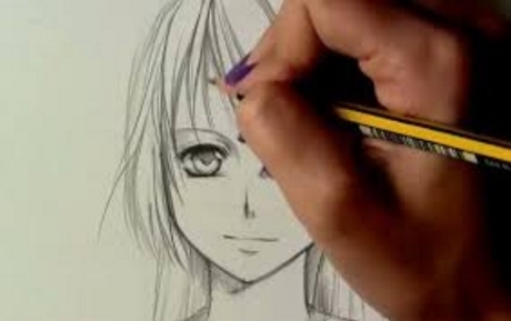 Thanh- thiếu niên rất thích vẽ tranh manga. Ảnh minh họa: Internet