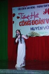 Hội thi tiếng hát công đoàn viên ngành giáo dục huyện Vũng Liêm