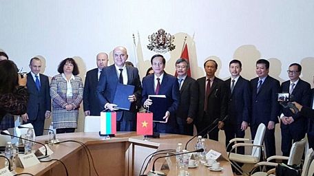 Lễ ký kết hợp tác giữa giữa Bộ Lao động - Thương binh và Xã hội Việt Nam và Bộ Lao động và Chính sách xã hội Bulgaria. (Nguồn: Bộ Lao động-Thương binh và Xã hội)
