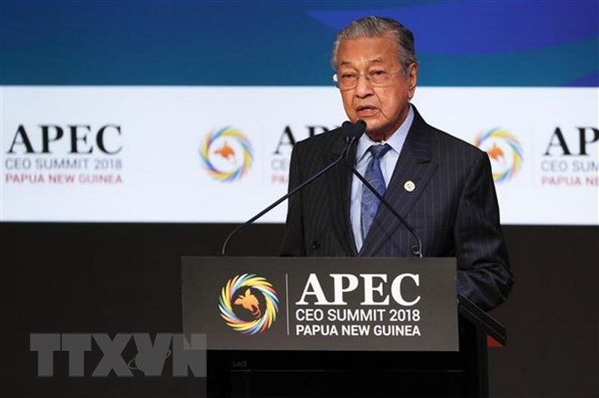Thủ tướng Malaysia Mahathir Mohamad. (Ảnh: AFP/TTXVN)