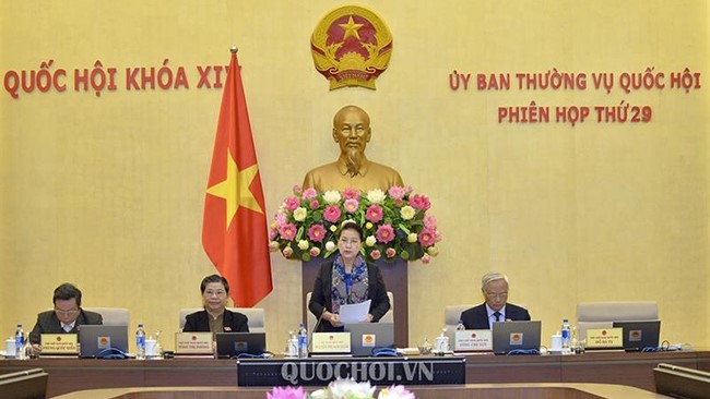 Chủ tịch Quốc hội Nguyễn Thị Kim Ngân phát biểu khai mạc phiên họp. Ảnh: Quochoi.vn